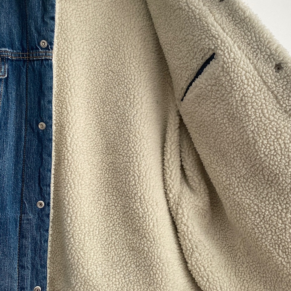 Levi’s Original Relaxed Fit Sherpa Trucker Jacket Size XXL - Picture 8 of 8